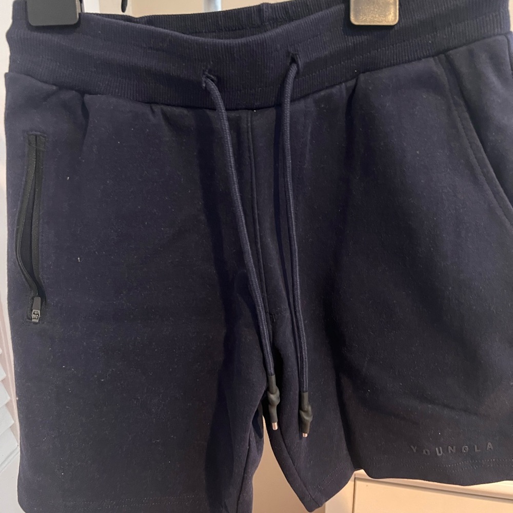 YoungLA Navy Blue Men's Shorts